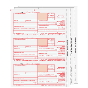1099 NEC Laser 3 Part Set for 50 Recipients