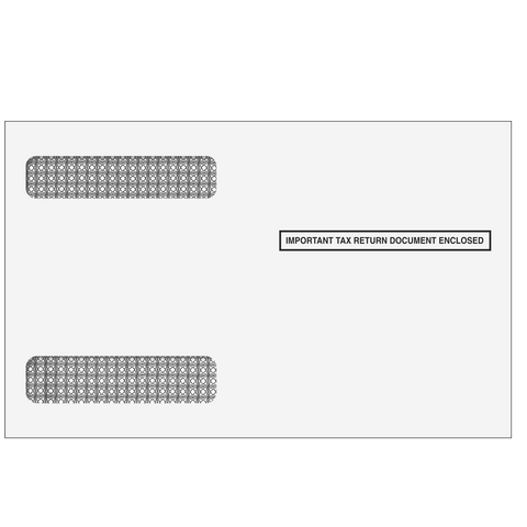 W2 Envelopes: 4-Up Envelopes Only for 50 Employees