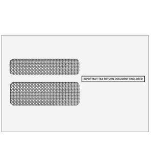 W2 Envelopes: Self-Seal Double Window Envelope (25/Pkg)