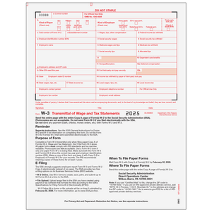 W3 Transmittal - 10 each