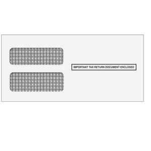 1099 NEC Envelopes: Self-Seal Double Window Envelope (50/Pkg)